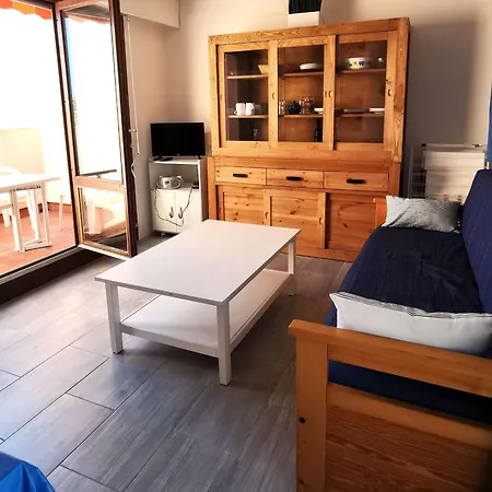 T2 Cap D'agde: Avec Piscine Et Tennis, A 100m De La - Fr-1-607-15 Apartament